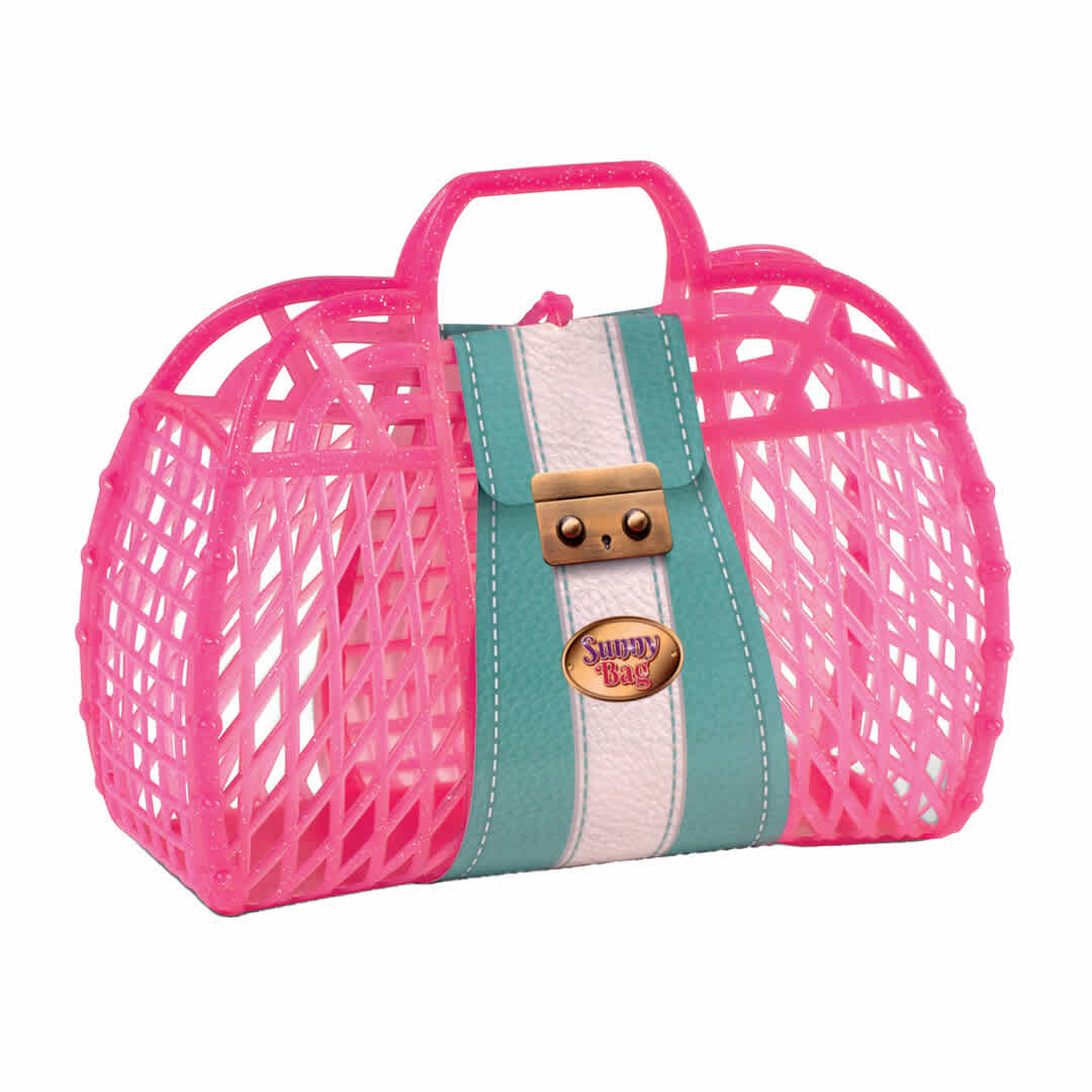 glitter tasje sunny bag ass. 4 kleuren