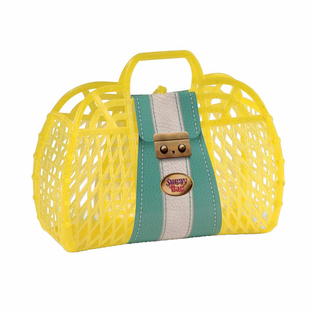 glitter tasje sunny bag ass. 4 kleuren