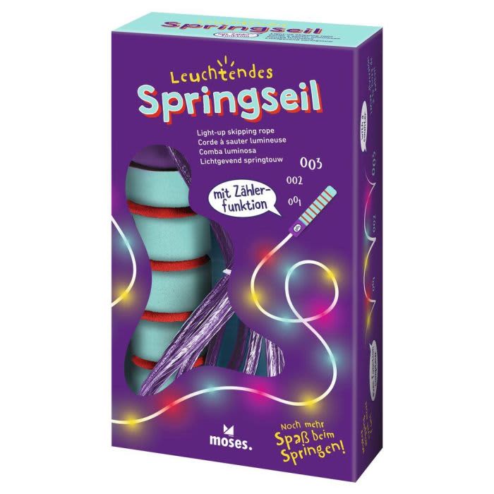 springtouw led licht en teller