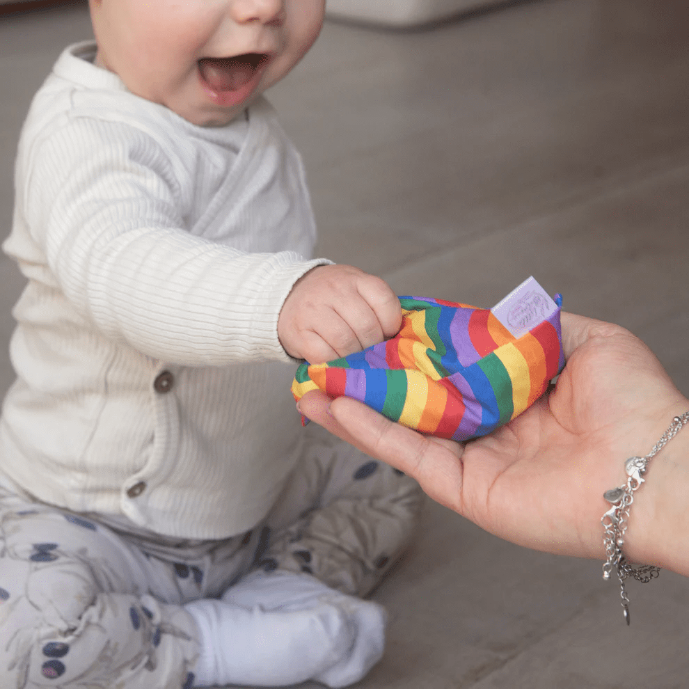 sensorisch pittenzakje los regenboog waves