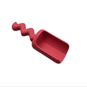 grennn speelschepje s wave pastel rood