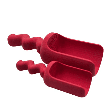 grennn speelschepje xl wave pastel rood