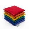 sensorische pittenzakjes regenboog 6 stuks