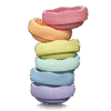 stapelstein® | original | rainbow l pastel set 6
