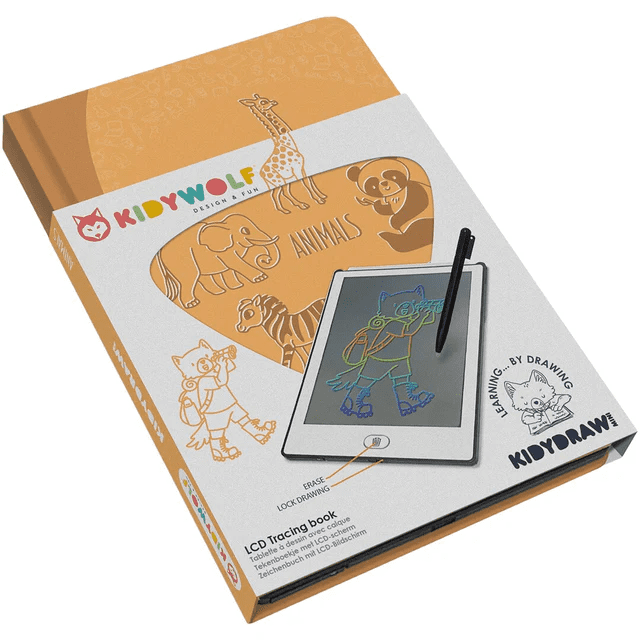 kidywolf kidydraw mini tekentablet 30 dieren