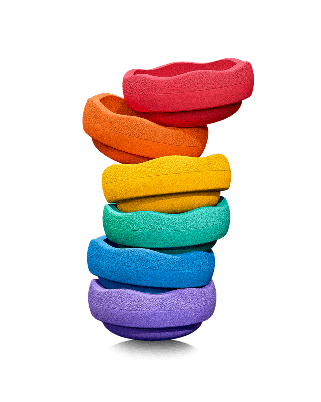 stapelstein® | original | rainbow l classic set 6