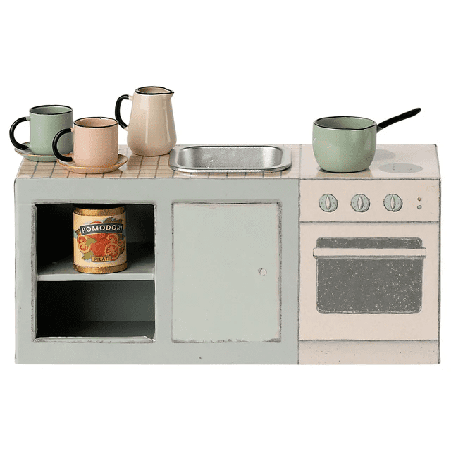 maileg kitchen counter, mouse 13cm