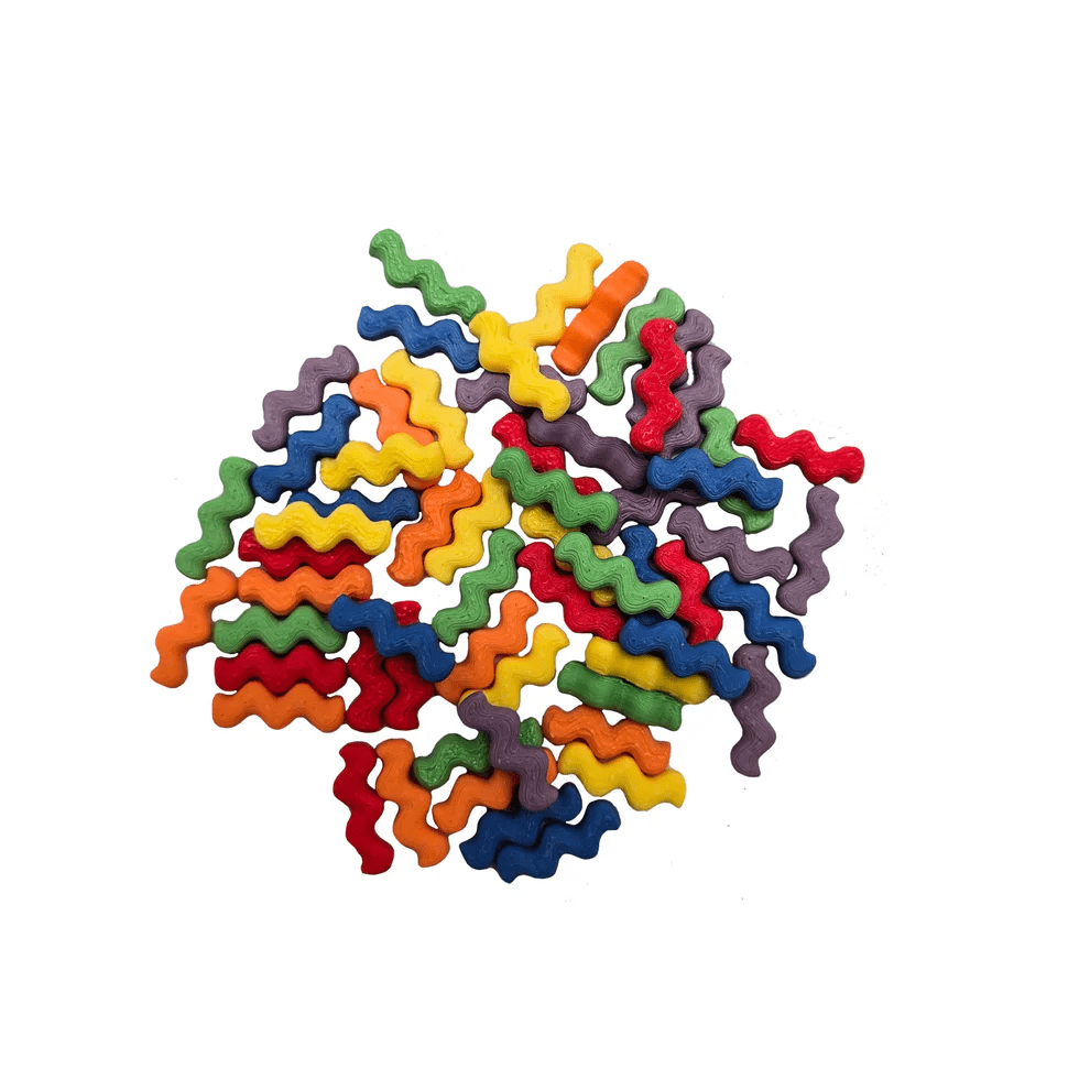 grennn mini waves regenboog 60 stuks