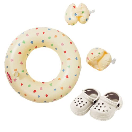 zwemset hart confetti 35 45cm