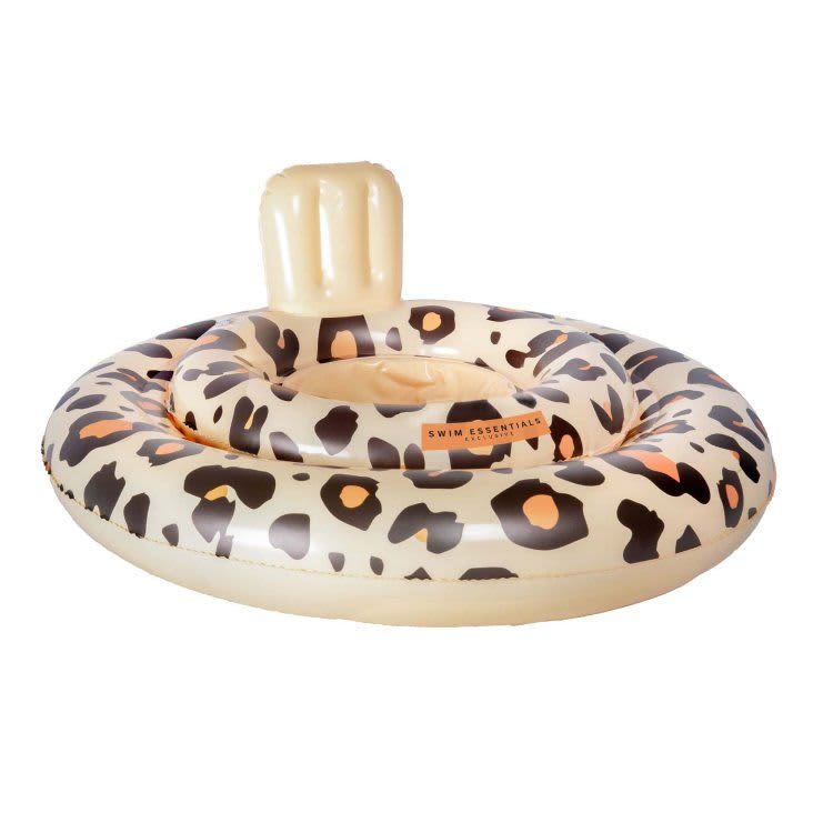 se baby float beige panter 0 1 jaar