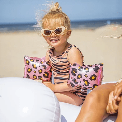 se zwembandjes panter rose goud 0 2 jaar