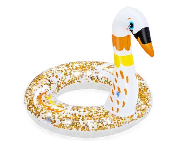 zwemring vogel glitter