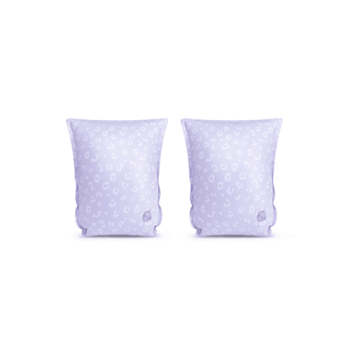 se zwembandjes lila panterprint 2 6 jaar