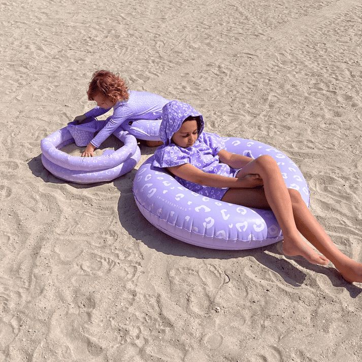 se baby zwembad lila panterprint Ø 60 cm