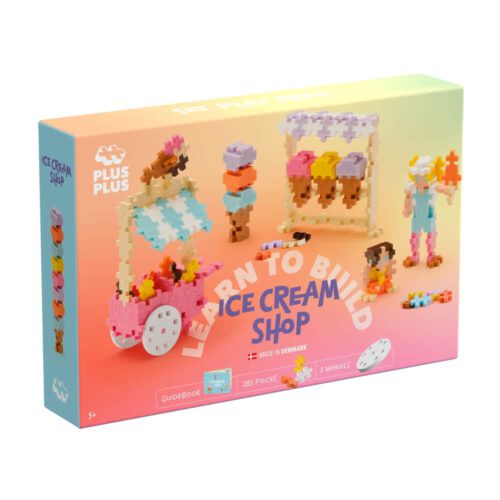 plus plus learn to build ice cream shop 285pc