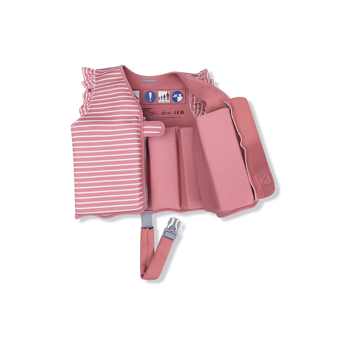 daisy flower rood/wit gestreept zwemvest 1 2 jaar