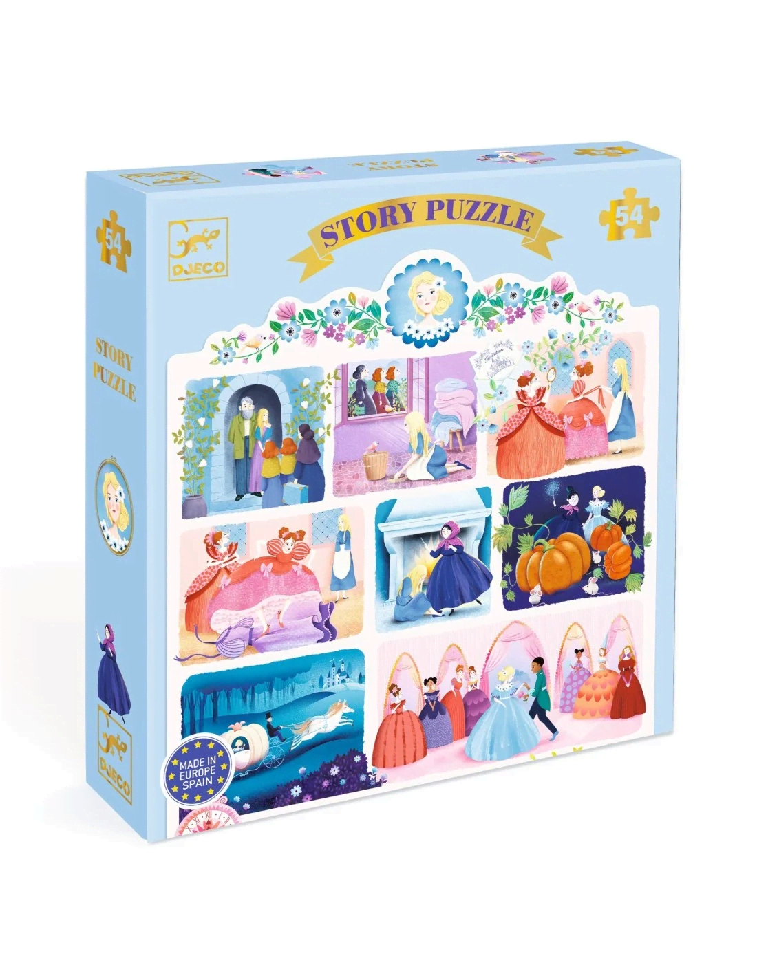 djeco verhalen puzzel assepoester