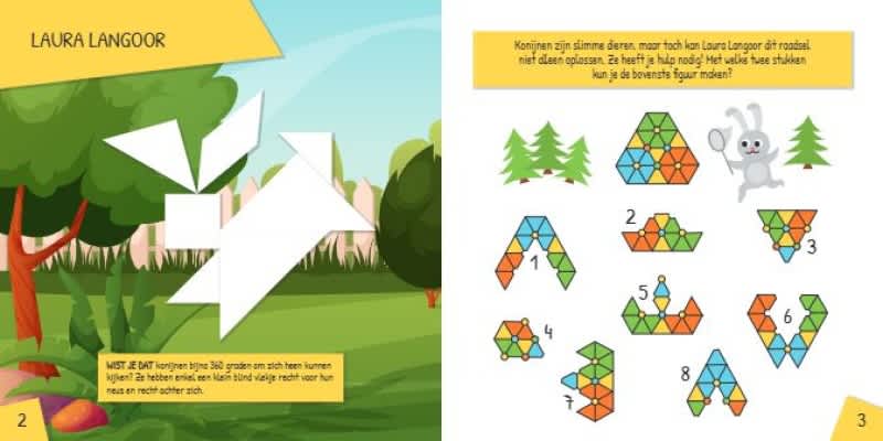 ik speel met tangrams huisdieren