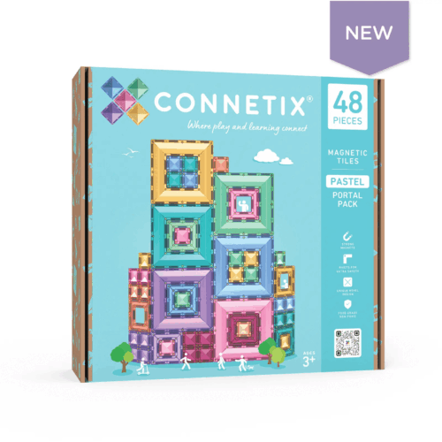 connetix pastel portal pack 48 pc
