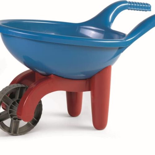 kruiwagen rood/blauw recycled