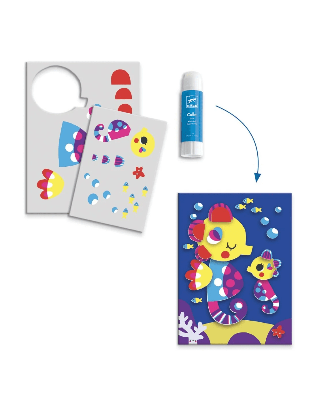 djeco multi knutseldoos de weidse zee