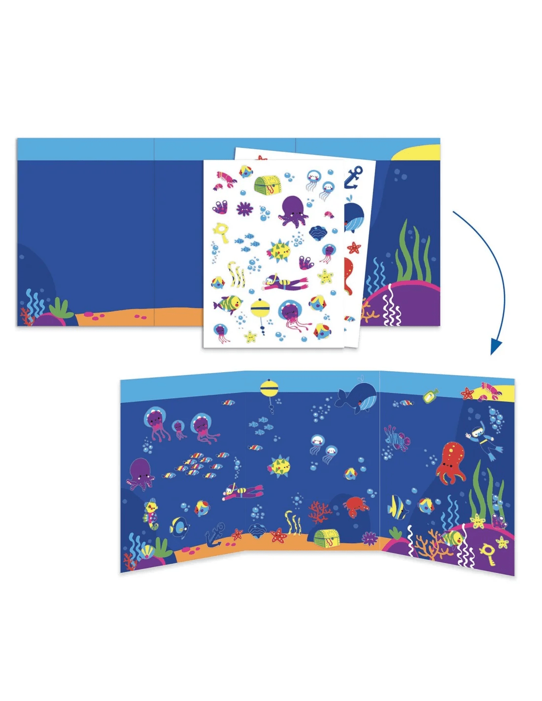 djeco multi knutseldoos de weidse zee