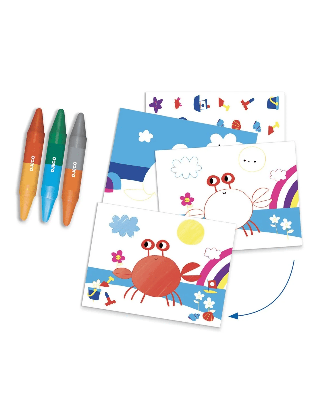 djeco multi knutseldoos de weidse zee