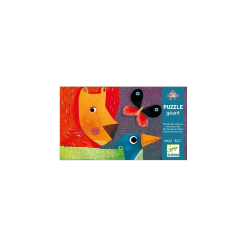 djeco giant puzzle animal parade