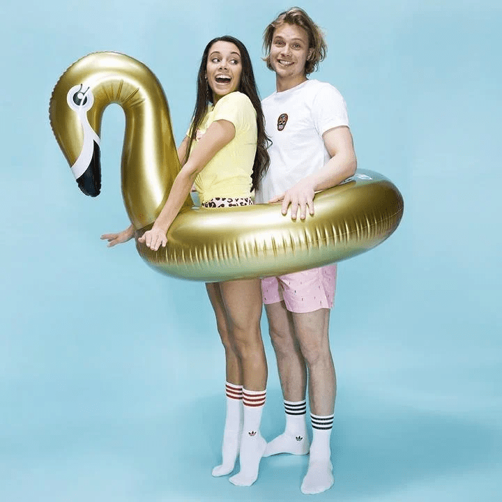 se gouden zwaan zwemband 95 cm