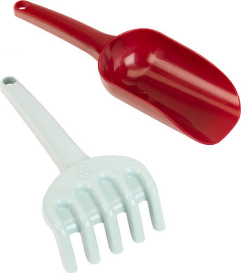 schep en zandhark (recycled plastic) klein