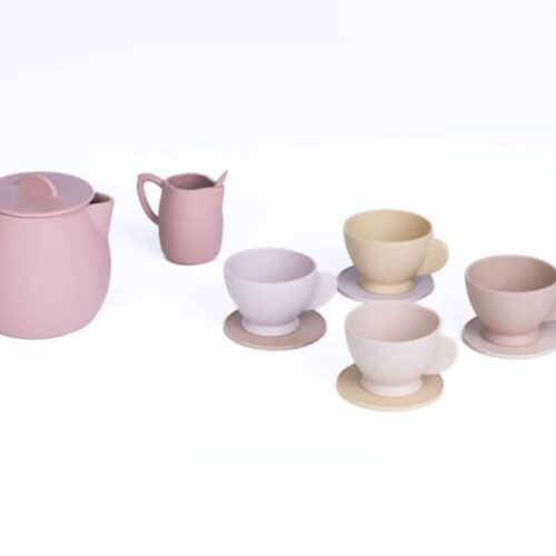 siliconen theeservies (blush)