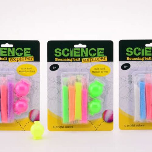 science explorer stuiterbal maken