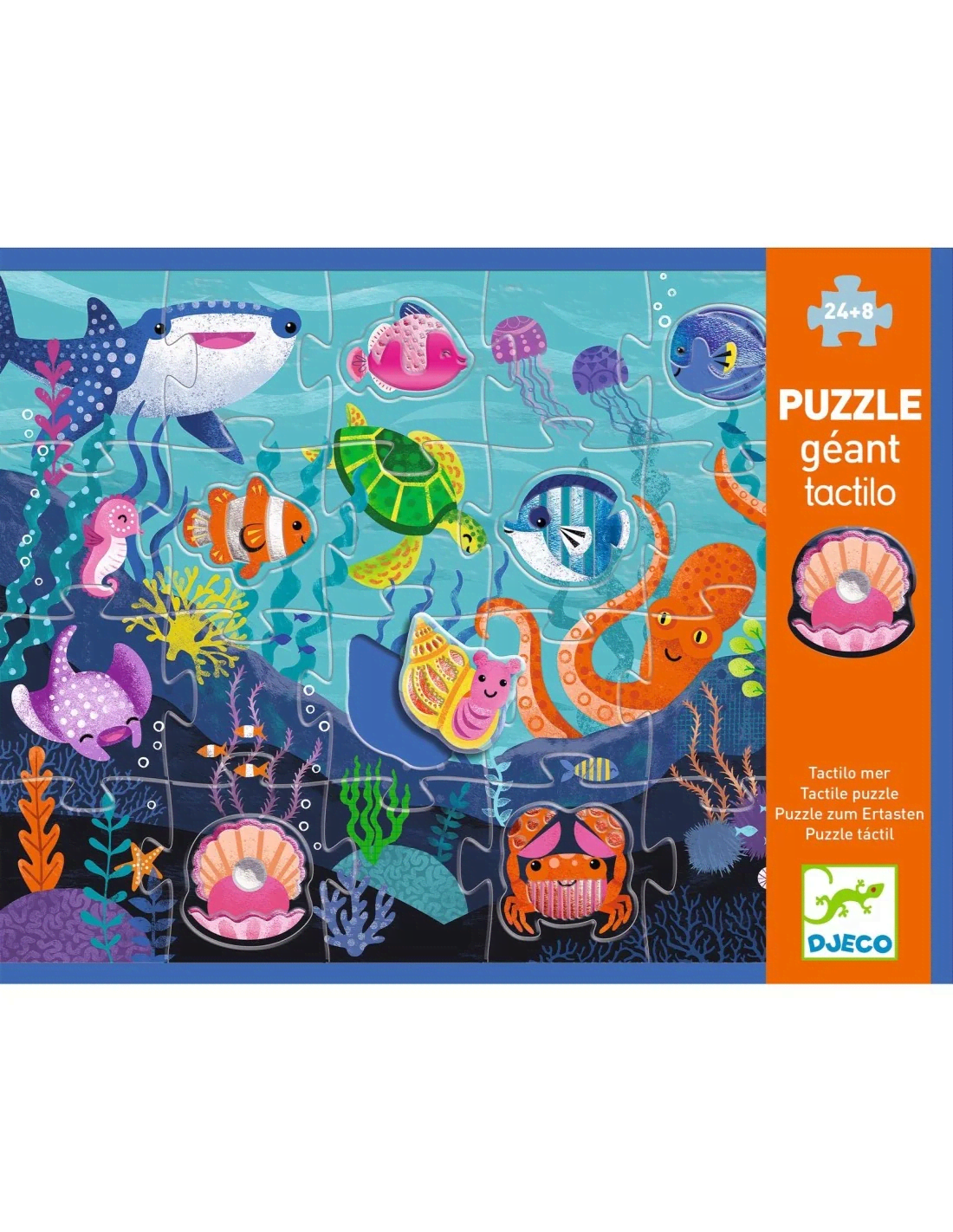 djeco puzzle geant in de zee 32 stuks 3+
