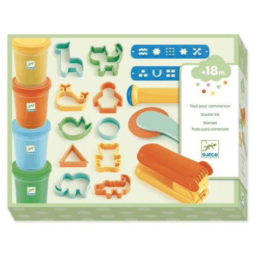 djeco boetseerklei set starter kit pop +18m