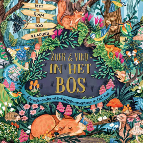 zoek & vind in het bos (flapjesboek)