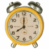 maileg alarm clock, mouse yellow
