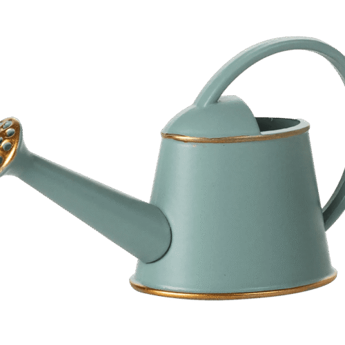 maileg watering can, mouse light blue