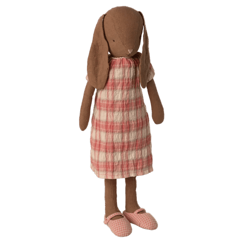 maileg bunny size 3 chocolate brown dress 40cm