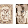 maileg royal twins, kleine zus en broer in luciferdoos