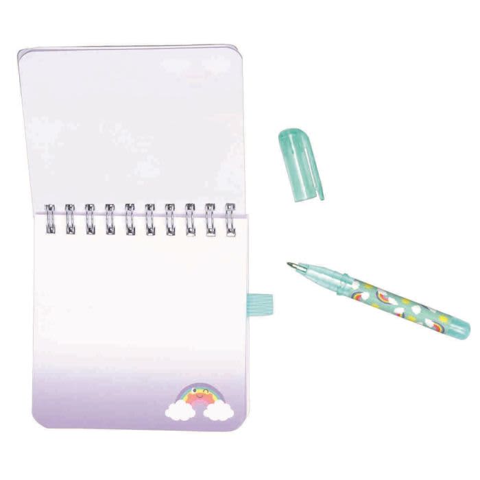 be happy notitieblokje met pen 3 assorti