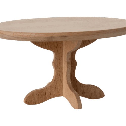 maileg oval dining table, mouse nature 10cm
