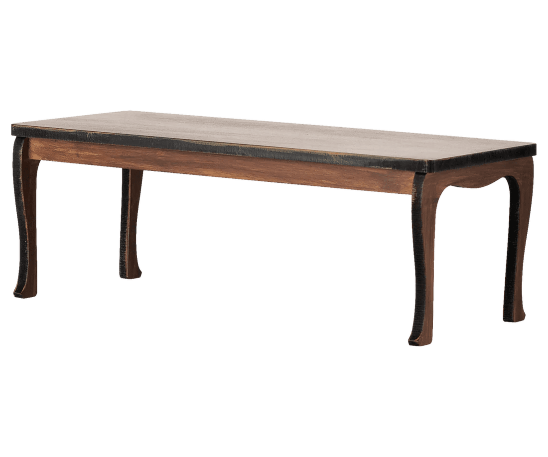 maileg long dining table, mouse