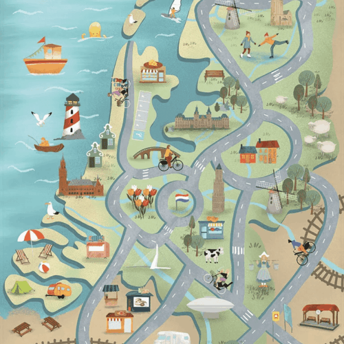 mats en joy speelkleed nederland 130x180cm