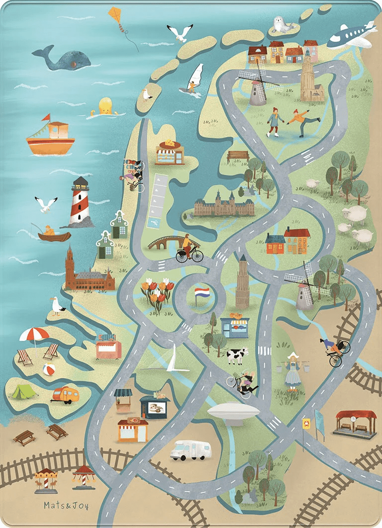 mats en joy speelkleed nederland 130x180cm