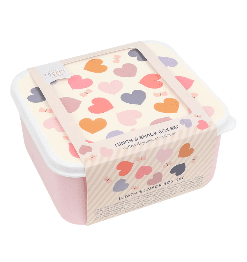 lunch en snack box set – hartjes