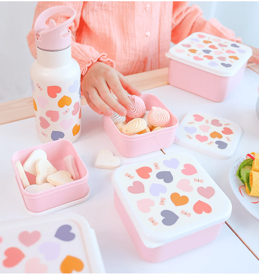 lunch en snack box set – hartjes