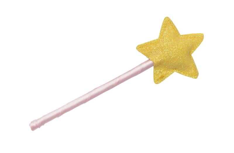 accessoireset ballerina's, glitterkroon en toverstaf (38 45cm)