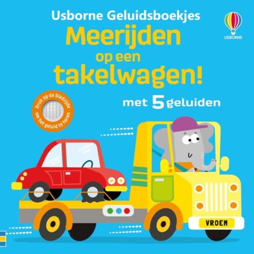 geluidenboekje meerijden op een takelwagen!
