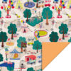 circus orange 70cmx3mtr consumentenrol inpakpapier