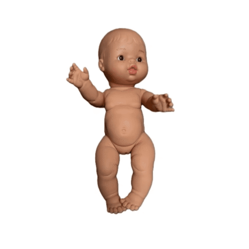 pop gordi meisje (bloot/sproetjes/bruin/34cm)